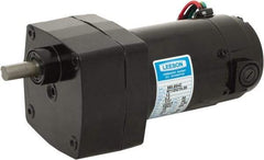 Leeson - 12 Volt, 30 RPM, 60:1 Gear Ratio, Parallel Gearmotor - 30 Frame, 100 Torque, 1/17 hp, TENV Enclosure - All Tool & Supply