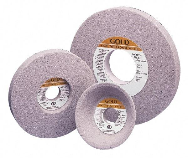 Camel Grinding Wheels - 14" Diam x 5" Hole x 1" Thick, J Hardness, 60 Grit Surface Grinding Wheel - Aluminum Oxide, Type 1, Medium Grade, 1,910 Max RPM, Vitrified Bond, No Recess - All Tool & Supply