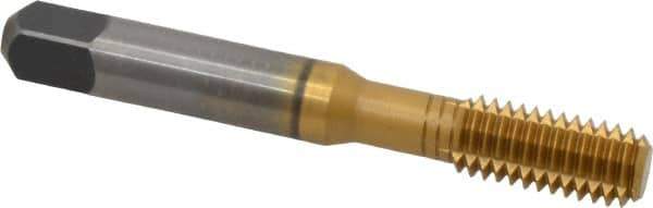 Kennametal - 3/8-16 UNC H5 Thread Limit Bottoming Thread Forming Tap - Vanadium High Speed Steel, TiN Finish, 2.94" OAL, 3/4" Thread Length, Right Hand Thread - All Tool & Supply