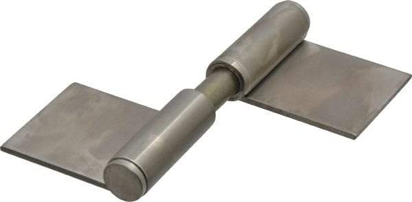 Sugatsune - 4" Long x 2-5/32" Wide x 15/32" Thick, Flag Hinge - Stainless Steel, Satin Finish - All Tool & Supply