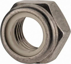 Value Collection - M16x2.00 Metric Coarse 18-8 & Austenitic Grade A2 Hex Lock Nut with Nylon Insert - 16mm High, Uncoated - All Tool & Supply