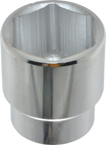 Proto - 1-7/16", 1/2" Drive, Standard Hand Socket - 6 Points, 2-1/8" OAL, Chrome Finish - All Tool & Supply