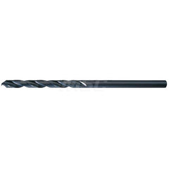 #25 1-7/8″ Flute Length 135° High Speed Steel Aircraft Extension Drill Oxide Finish, 0.1495″ Diam Straight-Cylindrical Shank, Split Point, Self-Centering, Series 906