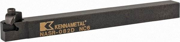 Kennametal - Internal/External Thread, Right Hand Cut, 1/2" Shank Width x 1/2" Shank Height Indexable Threading Toolholder - 6" OAL, N.2R Insert Compatibility, NAS Toolholder, Series Top Notch - All Tool & Supply