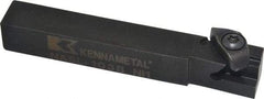 Kennametal - Internal/External Thread, Left Hand Cut, 5/8" Shank Width x 5/8" Shank Height Indexable Threading Toolholder - 4-1/2" OAL, N.3L Insert Compatibility, NAS Toolholder, Series Top Notch - All Tool & Supply