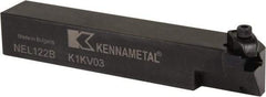 Kennametal - Internal/External Thread, Left Hand Cut, 3/4" Shank Width x 3/4" Shank Height Indexable Threading Toolholder - 4-1/2" OAL, N.2R Insert Compatibility, NE Toolholder, Series Top Notch - All Tool & Supply