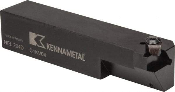 Kennametal - Internal/External Thread, Left Hand Cut, 1-1/4" Shank Width x 1-1/4" Shank Height Indexable Threading Toolholder - 6" OAL, N.4R Insert Compatibility, NE Toolholder, Series Top Notch - All Tool & Supply