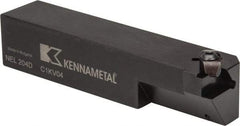 Kennametal - Internal/External Thread, Left Hand Cut, 1-1/4" Shank Width x 1-1/4" Shank Height Indexable Threading Toolholder - 6" OAL, N.4R Insert Compatibility, NE Toolholder, Series Top Notch - All Tool & Supply