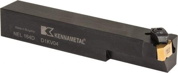 Kennametal - Internal/External Thread, Left Hand Cut, 1" Shank Width x 1" Shank Height Indexable Threading Toolholder - 6" OAL, N.4R Insert Compatibility, NE Toolholder, Series Top Notch - All Tool & Supply