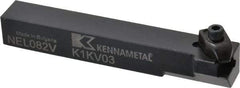 Kennametal - Internal/External Thread, Left Hand Cut, 1/2" Shank Width x 1/2" Shank Height Indexable Threading Toolholder - 3-1/2" OAL, N.2R Insert Compatibility, NE Toolholder, Series Top Notch - All Tool & Supply