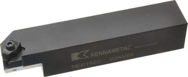 Kennametal - Internal/External Thread, Right Hand Cut, 1" Shank Width x 1" Shank Height Indexable Threading Toolholder - 5" OAL, N.2L Insert Compatibility, NE Toolholder, Series Top Notch - All Tool & Supply