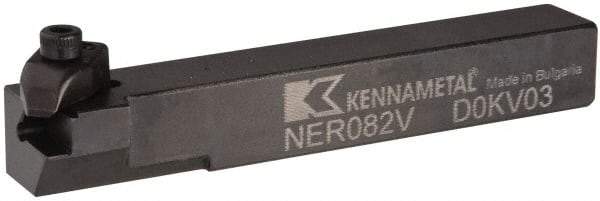 Kennametal - Internal/External Thread, Right Hand Cut, 1/2" Shank Width x 1/2" Shank Height Indexable Threading Toolholder - 3-1/2" OAL, N.2L Insert Compatibility, NE Toolholder, Series Top Notch - All Tool & Supply