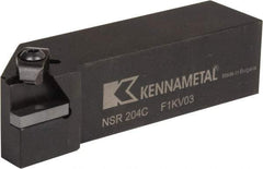 Kennametal - Internal/External Thread, Right Hand Cut, 1-1/4" Shank Width x 1-1/4" Shank Height Indexable Threading Toolholder - 5" OAL, N.4R Insert Compatibility, NS Toolholder, Series Top Notch - All Tool & Supply