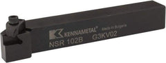 Kennametal - External Thread, Right Hand Cut, 5/8" Shank Width x 5/8" Shank Height Indexable Threading Toolholder - 4-1/2" OAL, N.2R Insert Compatibility, NS Toolholder, Series Top Notch - All Tool & Supply