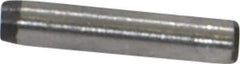 Made in USA - 1/16" Diam x 5/16" Pin Length 416 Stainless Steel Precision Dowel Pin - Passivated Finish, C 36-42 Hardness, 2 Beveled End - All Tool & Supply