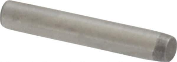 Made in USA - 1/16" Diam x 3/8" Pin Length 416 Stainless Steel Precision Dowel Pin - Passivated Finish, C 36-42 Hardness, 2 Beveled End - All Tool & Supply