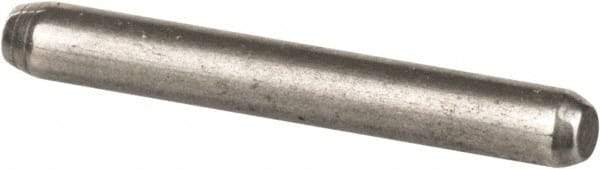 Made in USA - 1/16" Diam x 1/2" Pin Length 416 Stainless Steel Precision Dowel Pin - Passivated Finish, C 36-42 Hardness, 2 Beveled End - All Tool & Supply