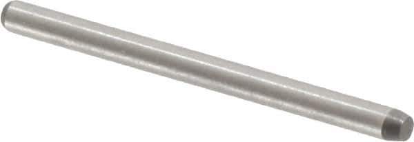 Made in USA - 1/16" Diam x 7/8" Pin Length 416 Stainless Steel Precision Dowel Pin - Passivated Finish, C 36-42 Hardness, 2 Beveled End - All Tool & Supply