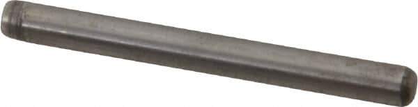 Made in USA - 1/8" Diam x 1-1/4" Pin Length 416 Stainless Steel Precision Dowel Pin - Passivated Finish, C 36-42 Hardness, 2 Beveled End - All Tool & Supply