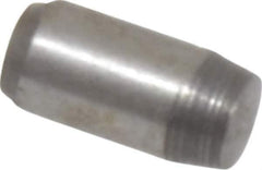 Made in USA - 1/8" Diam x 1/4" Pin Length 416 Stainless Steel Precision Dowel Pin - Passivated Finish, C 36-42 Hardness, 2 Beveled End - All Tool & Supply