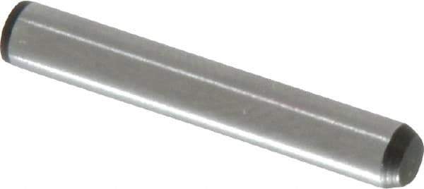 Made in USA - 5/32" Diam x 1" Pin Length 416 Stainless Steel Precision Dowel Pin - Passivated Finish, C 36-42 Hardness, 2 Beveled End - All Tool & Supply