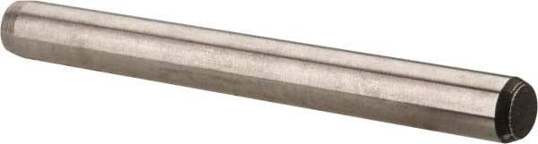 Made in USA - 5/32" Diam x 1-1/2" Pin Length 416 Stainless Steel Precision Dowel Pin - Passivated Finish, C 36-42 Hardness, 2 Beveled End - All Tool & Supply