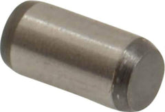 Made in USA - 5/32" Diam x 5/16" Pin Length 416 Stainless Steel Precision Dowel Pin - Passivated Finish, C 36-42 Hardness, 2 Beveled End - All Tool & Supply