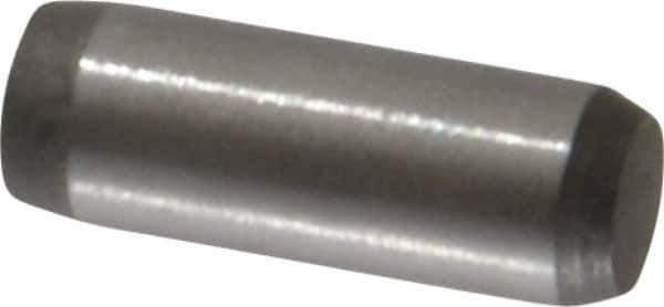 Made in USA - 5/32" Diam x 7/16" Pin Length 416 Stainless Steel Precision Dowel Pin - Passivated Finish, C 36-42 Hardness, 2 Beveled End - All Tool & Supply