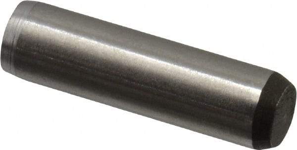 Made in USA - 5/32" Diam x 9/16" Pin Length 416 Stainless Steel Precision Dowel Pin - Passivated Finish, C 36-42 Hardness, 2 Beveled End - All Tool & Supply