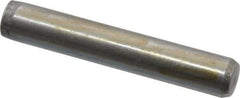 Made in USA - 1/4" Diam x 1-1/2" Pin Length 416 Stainless Steel Precision Dowel Pin - Passivated Finish, C 36-42 Hardness, 2 Beveled End - All Tool & Supply