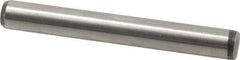 Made in USA - 1/4" Diam x 2" Pin Length 416 Stainless Steel Precision Dowel Pin - Passivated Finish, C 36-42 Hardness, 2 Beveled End - All Tool & Supply