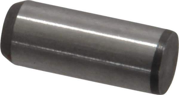 Made in USA - 1/4" Diam x 5/8" Pin Length 416 Stainless Steel Precision Dowel Pin - Passivated Finish, C 36-42 Hardness, 2 Beveled End - All Tool & Supply