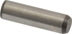 Made in USA - 1/4" Diam x 7/8" Pin Length 416 Stainless Steel Precision Dowel Pin - Passivated Finish, C 36-42 Hardness, 2 Beveled End - All Tool & Supply