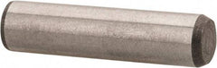 Made in USA - 5/16" Diam x 1-1/4" Pin Length 416 Stainless Steel Precision Dowel Pin - Passivated Finish, C 36-42 Hardness, 2 Beveled End - All Tool & Supply