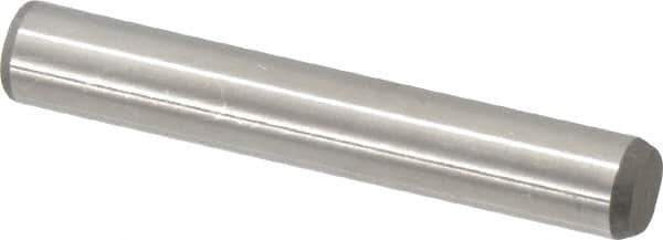 Made in USA - 5/16" Diam x 2" Pin Length 416 Stainless Steel Precision Dowel Pin - Passivated Finish, C 36-42 Hardness, 2 Beveled End - All Tool & Supply