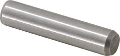 Made in USA - 3/8" Diam x 1-3/4" Pin Length 416 Stainless Steel Precision Dowel Pin - Passivated Finish, C 36-42 Hardness, 2 Beveled End - All Tool & Supply