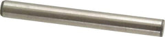 Made in USA - 3/8" Diam x 3-1/2" Pin Length 416 Stainless Steel Precision Dowel Pin - Passivated Finish, C 36-42 Hardness, 2 Beveled End - All Tool & Supply