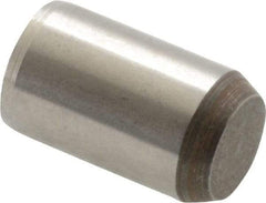 Made in USA - 3/8" Diam x 5/8" Pin Length 416 Stainless Steel Precision Dowel Pin - Passivated Finish, C 36-42 Hardness, 2 Beveled End - All Tool & Supply