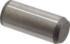 Made in USA - 3/8" Diam x 7/8" Pin Length 416 Stainless Steel Precision Dowel Pin - Passivated Finish, C 36-42 Hardness, 2 Beveled End - All Tool & Supply