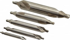 Keo - 5 Piece, #1 to 5, Plain Edge, Cobalt Combo Drill & Countersink Set - All Tool & Supply