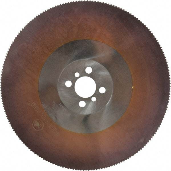 Kinkelder Saw - 315mm Blade Diam, 200 Teeth, High Speed Steel Cold Saw Blade - 40mm Arbor Hole Diam, 2.5mm Blade Thickness - All Tool & Supply