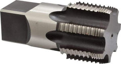 Hertel - 1-1/2 - 11-1/2 NPT Thread, 7 Flute Standard Pipe Tap - 4-1/4" OAL, Bright Finish, High Speed Steel - Exact Industrial Supply