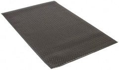 PRO-SAFE - 5' Long x 3' Wide, Dry Environment, Anti-Fatigue Matting - Black, Vinyl with Vinyl Sponge Base, Beveled on 4 Sides - All Tool & Supply