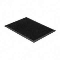 PRO-SAFE - 32 Inch Long x 2 Ft. Wide, SBR Rubber Surface, Bristle Surface Entrance Matting - 5/8 Inch Thick, Indoor and Outdoor, SBR Rubber, Black - All Tool & Supply