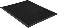 PRO-SAFE - 39 Inch Long x 32 Inch Wide, SBR Rubber Surface, Bristle Surface Entrance Matting - 5/8 Inch Thick, Indoor and Outdoor, SBR Rubber, Black - All Tool & Supply