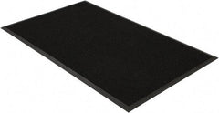 PRO-SAFE - 5 Ft. Long x 3 Ft. Wide, SBR Rubber Surface, Bristle Surface Entrance Matting - 5/8 Inch Thick, Indoor and Outdoor, SBR Rubber, Black - All Tool & Supply