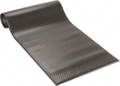 PRO-SAFE - 12' Long x 3' Wide, Dry Environment, Anti-Fatigue Matting - Black, Vinyl with Vinyl Sponge Base, Beveled on 4 Sides - All Tool & Supply