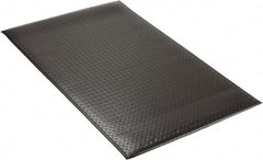 PRO-SAFE - 5' Long x 3' Wide, Dry Environment, Anti-Fatigue Matting - Black, Vinyl with Vinyl Sponge Base, Beveled on 4 Sides - All Tool & Supply