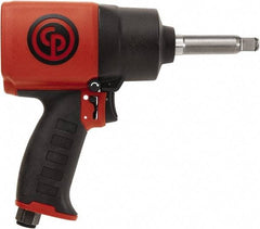 Chicago Pneumatic - 1/2" Drive, 9,000 RPM, 750 Ft/Lb Torque Impact Wrench - Pistol Grip Handle, 1,260 IPM, 19 CFM, 90 psi, 1/4" NPT Inlet - All Tool & Supply