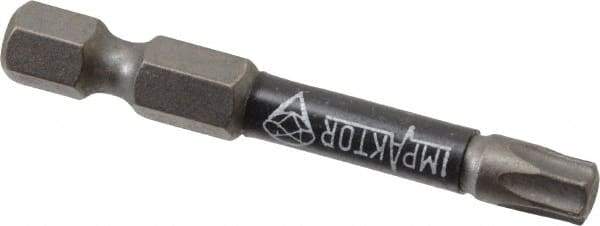 Wera - T30 Torx Bit - 1/4" Hex Drive, 2" OAL - All Tool & Supply